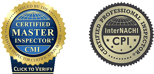 Maverick Home Inspections report certification blue brass